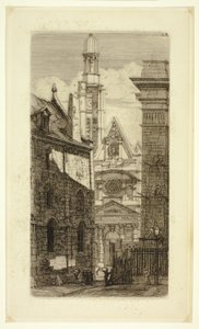 Saint-Étienne-du-Mont da Charles Meryon