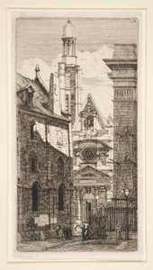 Saint-Etienne-du-Mont da Charles Meryon