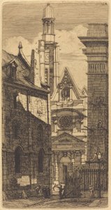 Saint-Etienne-du-Mont, Parigi da Charles Meryon