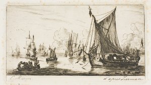 Pescatori del Mare del Sud da Charles Meryon