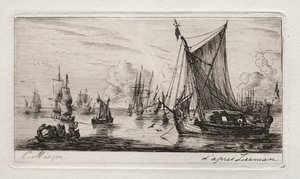 Pescatori del Mare del Sud da Charles Meryon