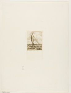 Proa a vela rapida, Arcipelago di Mulgrave, Oceania da Charles Meryon