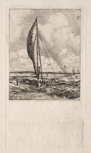 Proa a Vela Veloce, Arcipelago di Mulgrave, Oceania, 1866