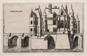Il Castello di Chenonceau da Charles Meryon