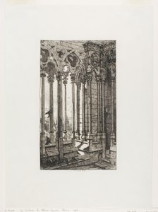 La Galleria di Notre-Dame, Parigi da Charles Meryon