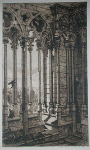 La Galleria di Notre-Dame, Parigi da Charles Meryon