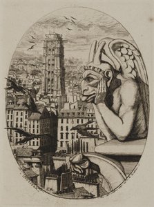 Il Gargoyle da Charles Meryon