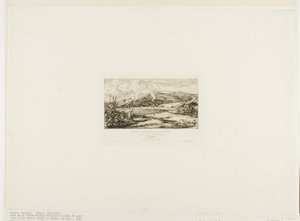La piccola colonia francese ad Akaroa, 1845 da Charles Meryon