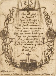 La pompa di Notre-Dame, piccola tavola, 1854
