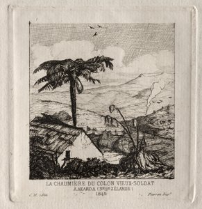 La Capanna del Vecchio Soldato Colono ad Akaroa, 1845