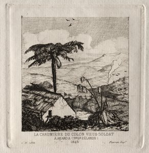 Capanna del vecchio soldato colono ad Akaroa, 1845, 1866