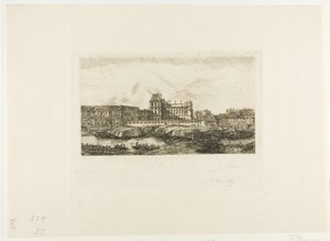 Il vecchio Louvre, Parigi, 1651