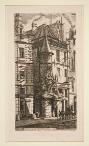 Casa con torretta, rue de la Tixeranderie da Charles Meryon