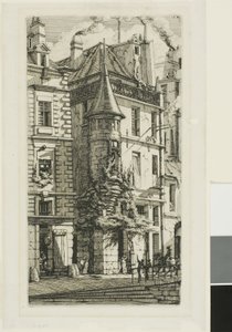Torre della rue de la Tixeranderie da Charles Meryon