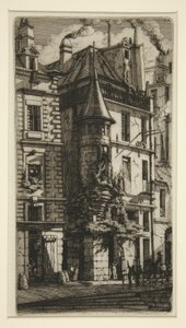 Casa con torretta, rue de la Tixeranderie da Charles Meryon