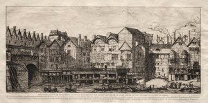 Veduta di parte della città di Parigi, verso la fine del XVII secolo, 1861