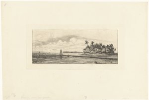 Pescatori presso le isole Wallis nel Pacifico da Charles Meryon