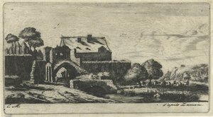 Mulino ad acqua vicino a Saint-Denis da Charles Meryon