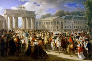 Ingresso di Napoleone a Berlino, 27 ottobre 1806 da Charles Meynier