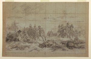 Studio per "Napoleone a Eylau" da Charles Meynier