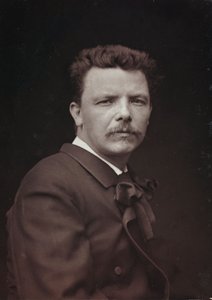 Album Artistique et Biographique, 6me année, Salon 1885; ritratto del pittore francese Eugène Carrière (1849-1906)