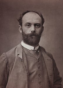 Album Artistique et Biographique, 6me année, Salon 1885; ritratto del pittore francese Ernest Bordes (1852-1914)