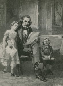 Nathaniel Hawthorne legge ai suoi figli da Charles Mills Sheldon