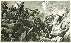 La Cattura delle trincee tedesche a Neuve Chapelle da Charles Mills Sheldon