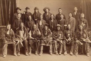 Delegazione Sioux, 1891 (foto)