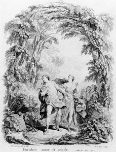 Orfeo che guida Euridice fuori dall