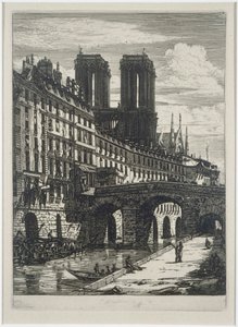 Le Petit Pont da Charles Meryon