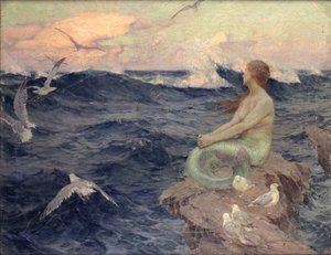 La sirena (olio su tela)