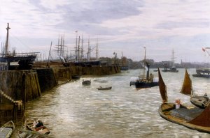 Blackwall, 1872 da Charles Napier Hemy