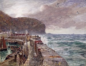 Molo di Clovelly da Charles Napier Hemy