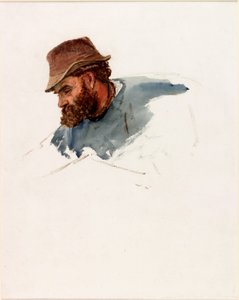 Testa di un pescatore da Charles Napier Hemy