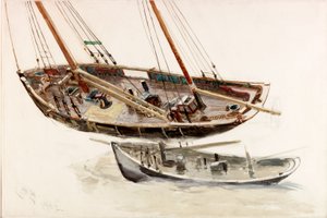 Due studi di un peschereccio