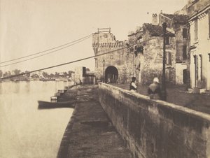 Arles, Porte des Châtaignes (1852) da Charles Nègre