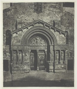 Arles: Il portico occidentale di Saint-Trophime da Charles Nègre