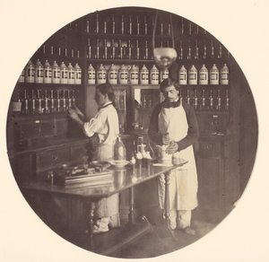 Asile Impériale de Vincennes, la farmacia, 1858-59