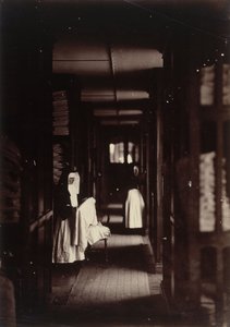 Asile impérial Vincennes, la lingerie da Charles Nègre
