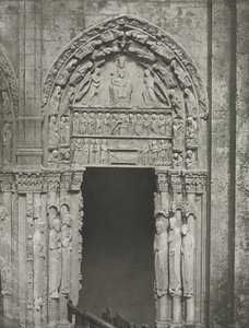 Cattedrale di Chartres: Porta destra del Portale Reale con Nostra Signora di Chartres