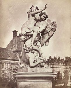 Statua delle Tuileries: G. Marsy e A. Flamen: Boree rapisce Oritia da Charles Nègre