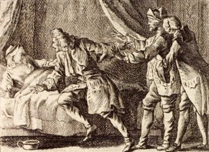 La Mandragore da Charles Nicolas Cochin