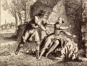 Il fiume Scamandre da Charles Nicolas Cochin