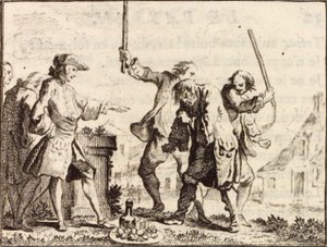 Il contadino che ha offeso il suo signore da Charles Nicolas Cochin