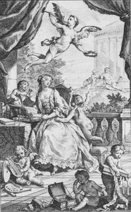 Ritratto di Madame de Pompadour, ca. 1745 da Charles Nicolas Cochin