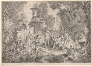 Il gioco del cecco da Charles Nicolas Cochin