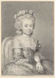 Mademoiselle Grogniard, Dame de Saint-Just da Charles Nicolas Cochin II
