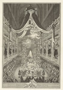 Pompe funebri di Élisabeth Thérèse de Lorraine da Charles Nicolas Cochin II