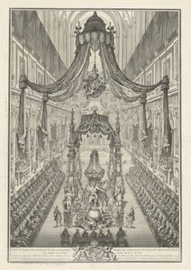 Pompe Funebri di Polissena di Hesse-Rhinfels da Charles Nicolas Cochin I